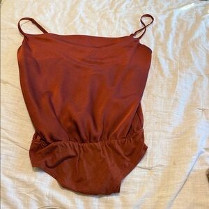 Elegant Rust bodysuit